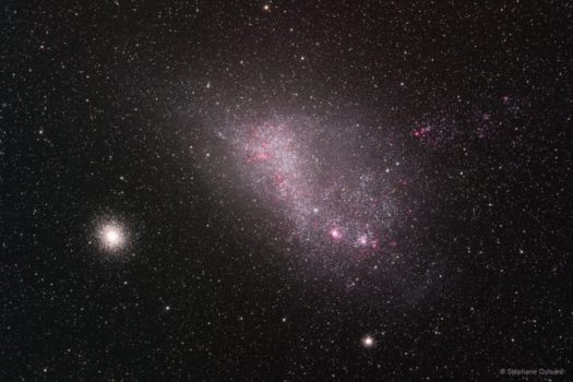 The Small Magellanic Cloud pictured above actually spans 15,000 light-years or so and contains several hundred million stars. About 210,000 light-years distant in the constellation Tucana, it is the fourth closest of the Milky Way’s known satellite galaxies after the Canis Major and Sagittarius Dwarf galaxies and the Large Magellanic Cloud. (NASA/ESO/Stéphane Guisard) 