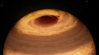 The dust and wind storm on the L dwarf W1906+40 rotates around the cool star every nine hours and is large enough to hold three Earths. L-dwarfs mark the boundary between real stars and “failed stars” only the most massive L dwarfs fuse hydrogen atoms and generate energy like our sun. Most L dwarfs known are brown dwarfs, also known as “failed stars,” because they never sustain atomic fusion. (JPL/NASA-Caltech)