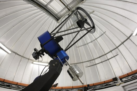 The 60cm telescope is devoted to the detection and characterization of planets located outside our Solar System and to the study of comets and other small bodies in our solar system. (Trappist/ESO)