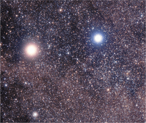 Alpha Centauri is the closest star system to our Solar System at about 4.37 lightyears away. (NASA/Hubble Space Telescope) 